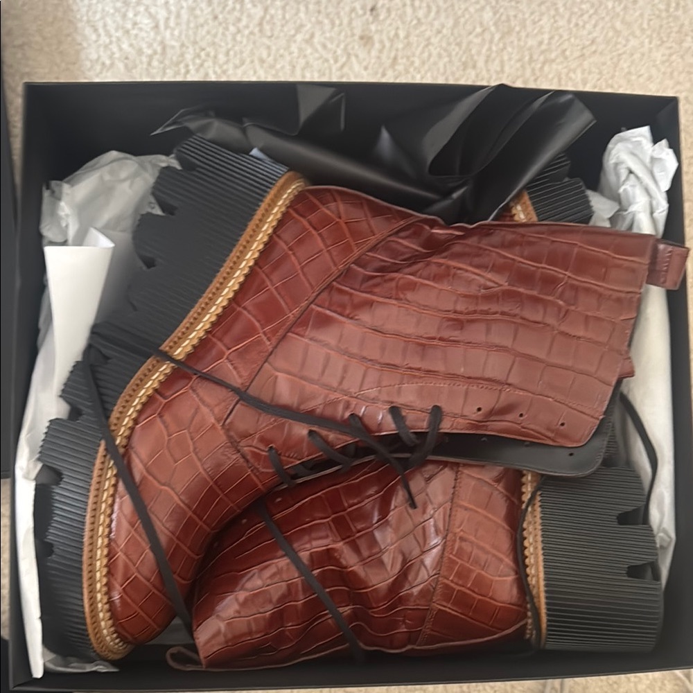 FREDA SALVADOR EMI LUG COMBAT BOOTS